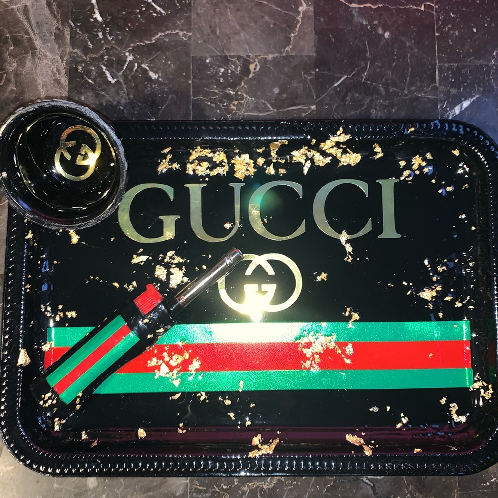 COPY - COPY - COPY - Custom Gucci rolling tray set